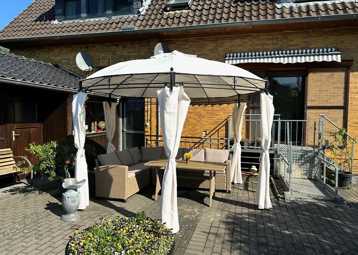 Ferien-Whg Moewe Nahe Steinhuder Meer Mit Garten Und Balkon